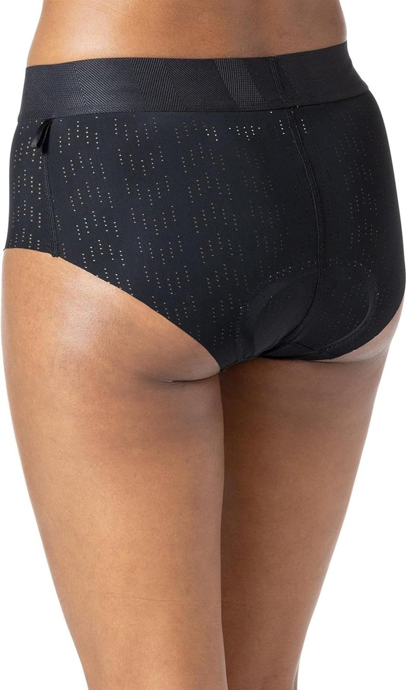 Terry Cyclo Brief 2.0 Bike Liner - Women's No-Show Breathable Padded Cycling Underwear - 2 inch Inseam - Image 2